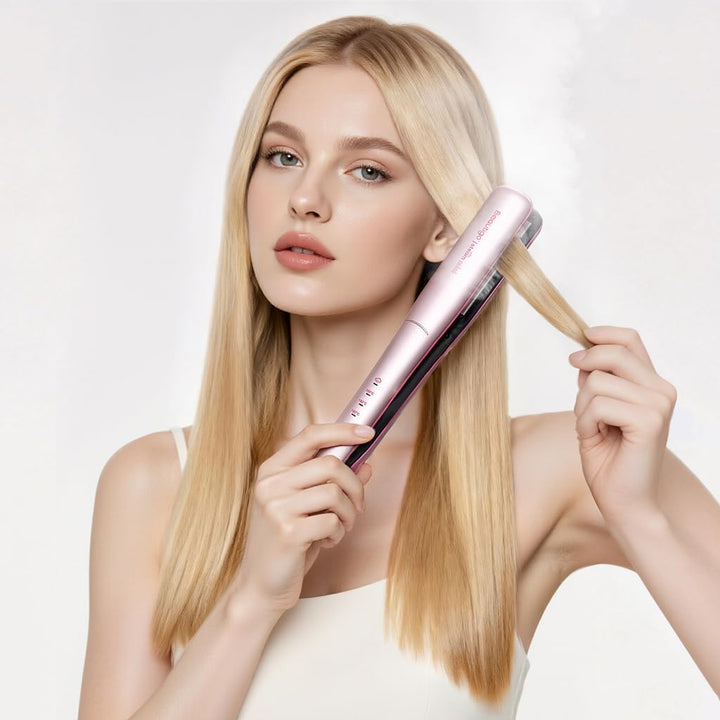 Plancha de vapor para el cabello, plancha de vapor hidratante antie...