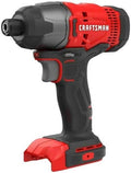 Craftsman CMCF800 V20 - Destornillador de impacto inalámbrico de velocidad máxima de 20 voltios (solo herramienta, batería/cargador no incluido) (renovado)