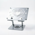Soporte ajustable para laptop, soporte para computadora con base giratoria