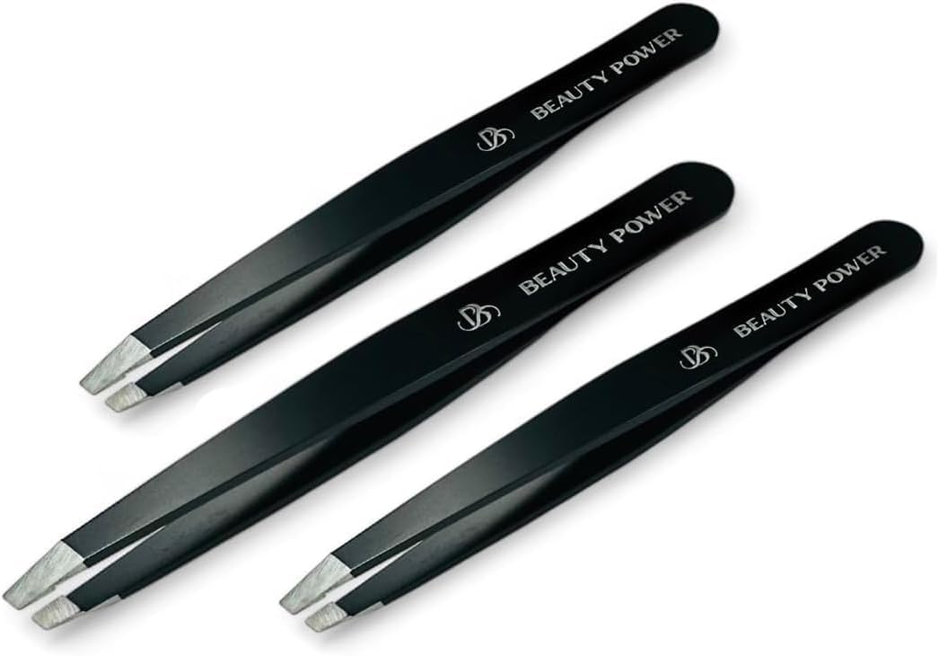 Pinzas ultra-precisión Beauty Power profesionales inclinadas para v...