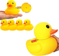 Pato de goma sin agujero, pato de goma sin moho sin agujero, juguete de baño impermeable para niños, piscina, fiesta de cumpleaños y decoración del baño del hogar