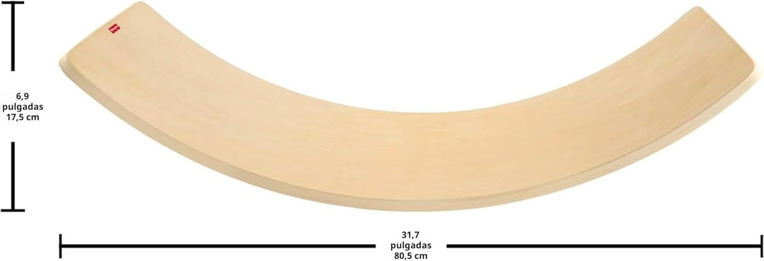 Fisher-Price Wood Montessori Toy Rockin Balance Board -