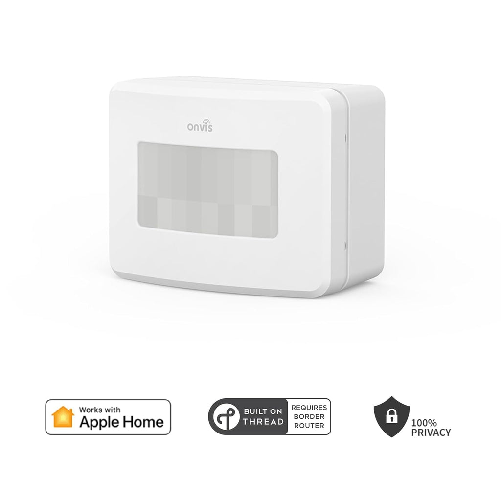 Sensor de movimiento inteligente, higrómetro inalámbrico, termómetro, funciona con Apple HomeKit, automatización inteligente del hogar, detector de movimiento PIR - Rosca (se requiere iOS 17.4