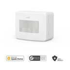 Sensor de movimiento inteligente, higrómetro inalámbrico, termómetro, funciona con Apple HomeKit, automatización inteligente del hogar, detector de movimiento PIR - Rosca (se requiere iOS 17.4