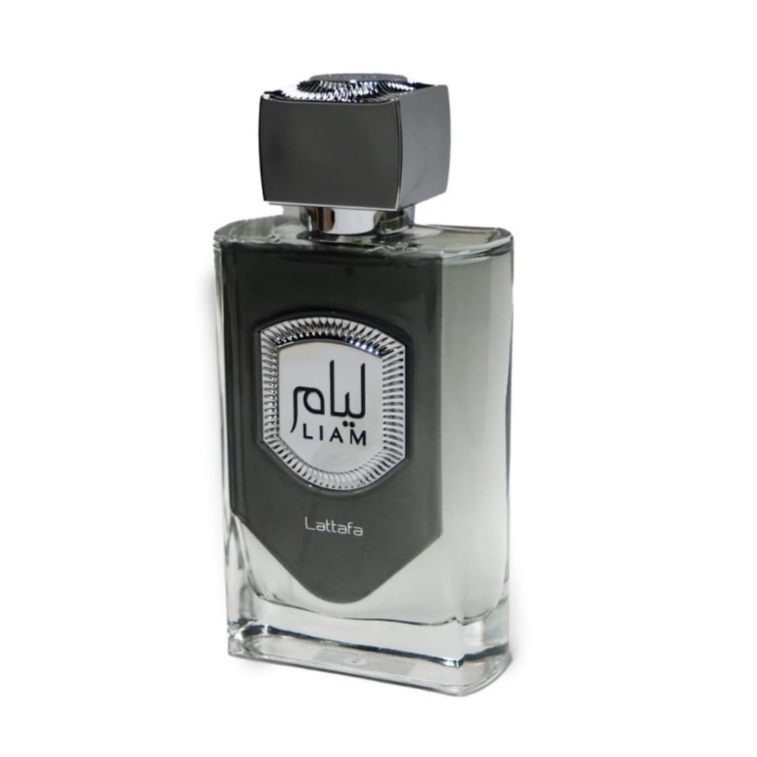 Lattafa Liam Grey para Unisex Eau de Parfum en Spray, 3.4 onzas \/...
