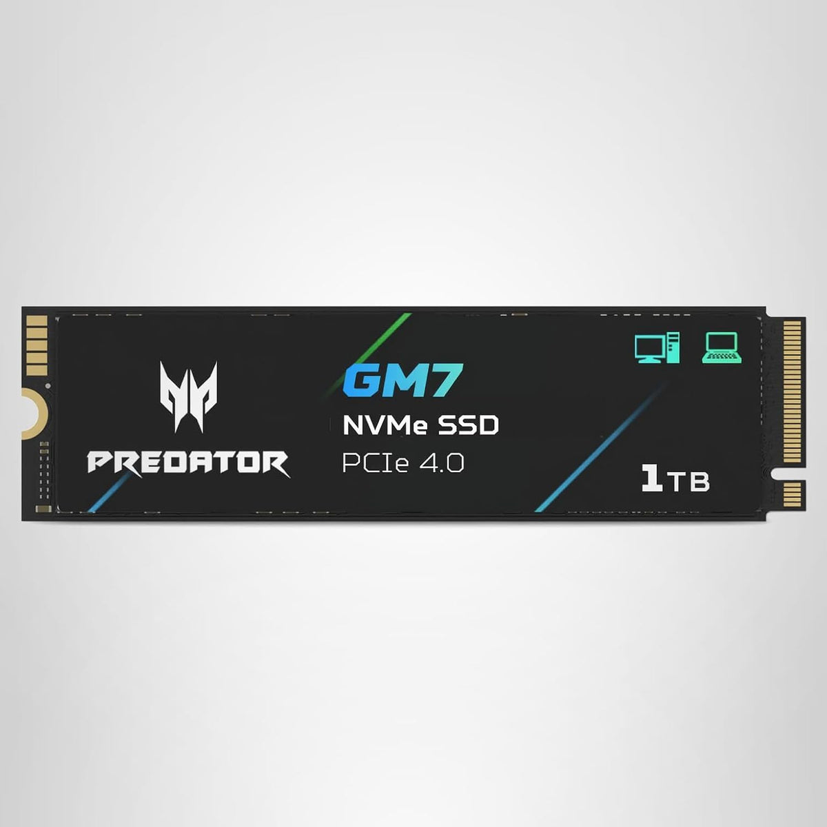 Acer Predator GM7 4TB SSD: M.2 2280 PCIe Gen 4 x4 NVMe 2.0, velocid...