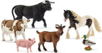 Schleich Farm World - Juego de 6 piezas de animales de granja - Niños a