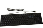 DELL - Teclado de escritorio con cable USB multimedia, en inglés, M...