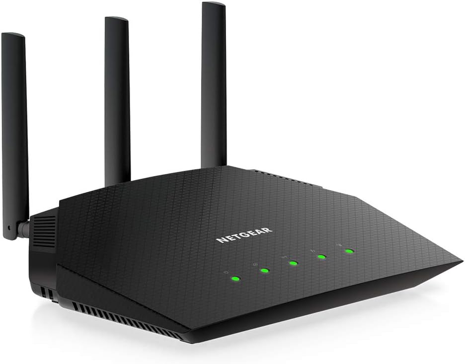 NETGEAR Router WiFi 6 de 4 flujos (R6700AXS) - con seguridad de Int...