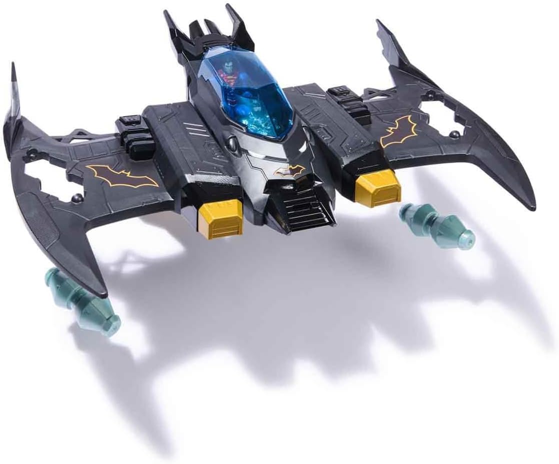 DC Comics metal Force Transforming Batwing, 2-en-1 Playset