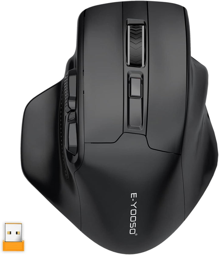 E-YOOSO - Mouse inalámbrico grande para manos grandes, X-31, USB in...