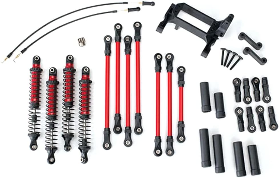 Traxxas 8140R TRX-4 Kit de elevación de brazo largo, rojo