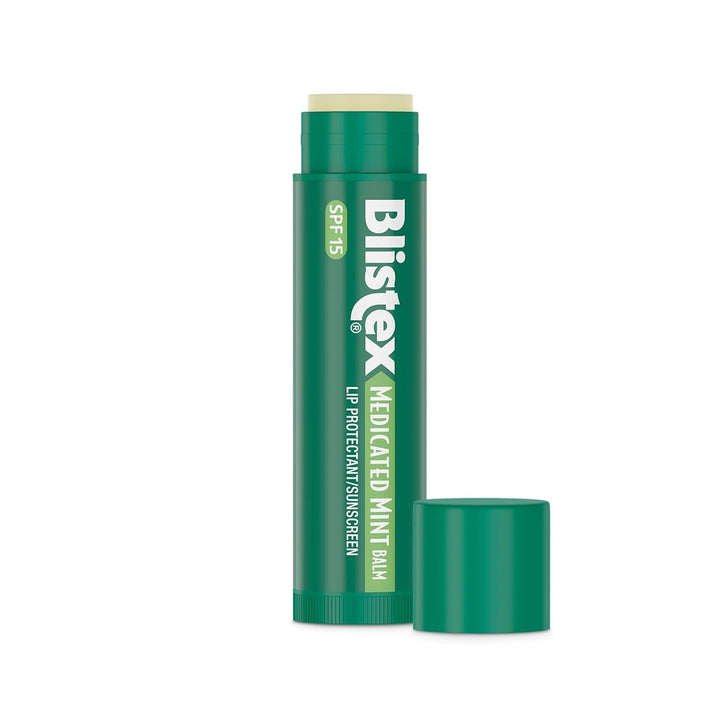 Blistex Bálsamo labial de menta medicada, 0.15 onzas