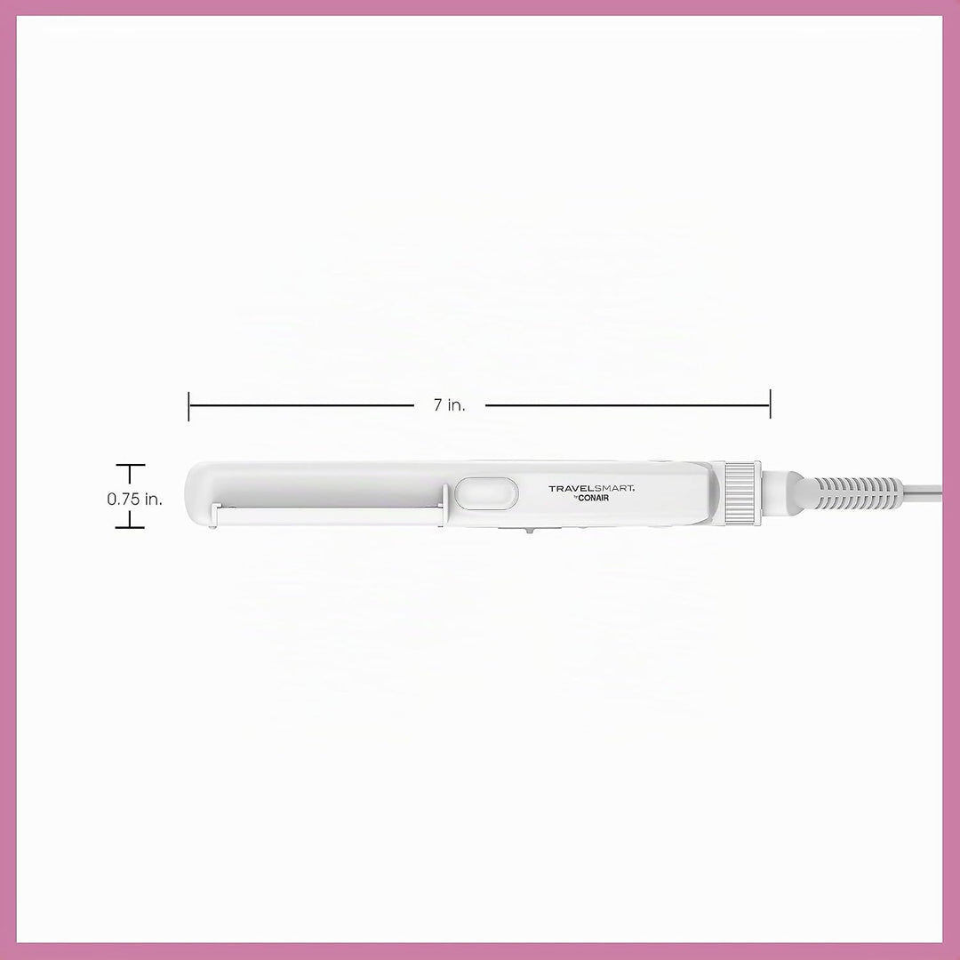 Conair Travel Smart - Plancha y rizador de pelo, herramienta 2 en 1...