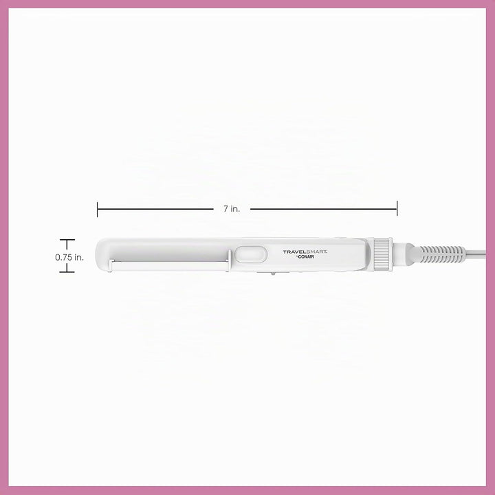 Conair Travel Smart - Plancha y rizador de pelo, herramienta 2 en 1...