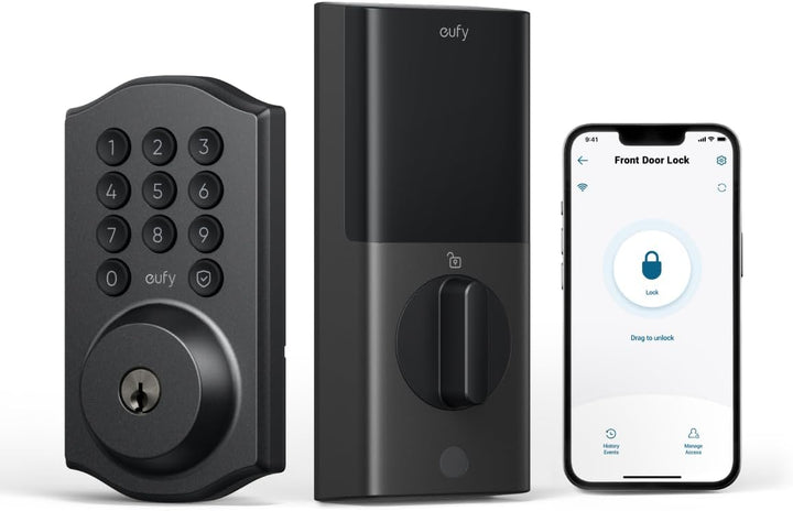 eufy Security Smart Lock C30, cerradura de puerta de entrada sin ll...