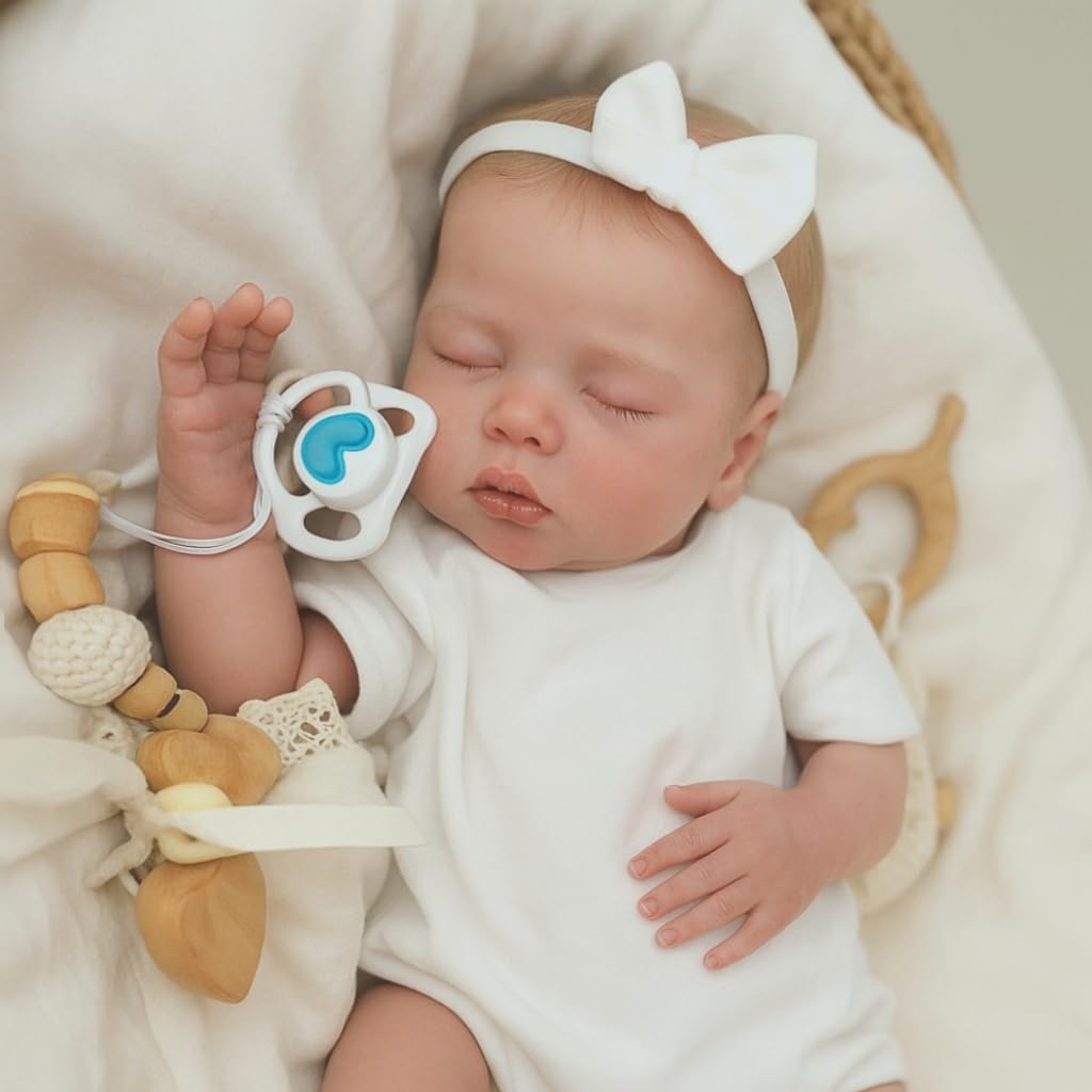 SCOM Muñeca Reborn de 18 pulgadas \u2013 Bebé dormido realista reci...