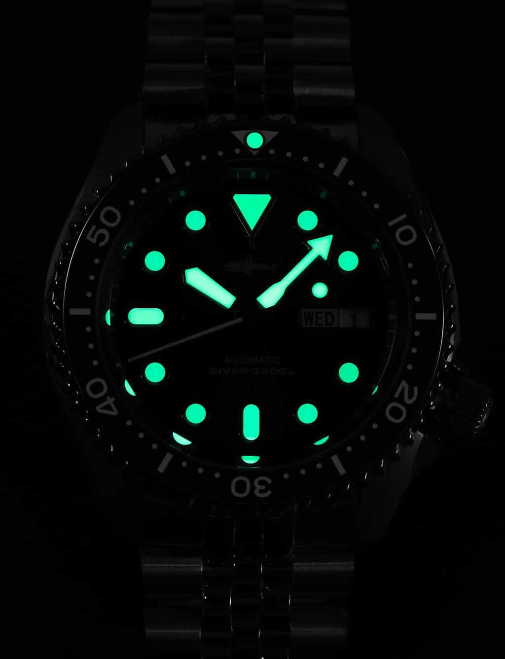 TACTICAL FROG Heimdallr SKX007 Relojes para hombre, movimiento NH36A, cristal de zafiro, buceo automático, 200M, C3 luminoso, esfera de 42mm