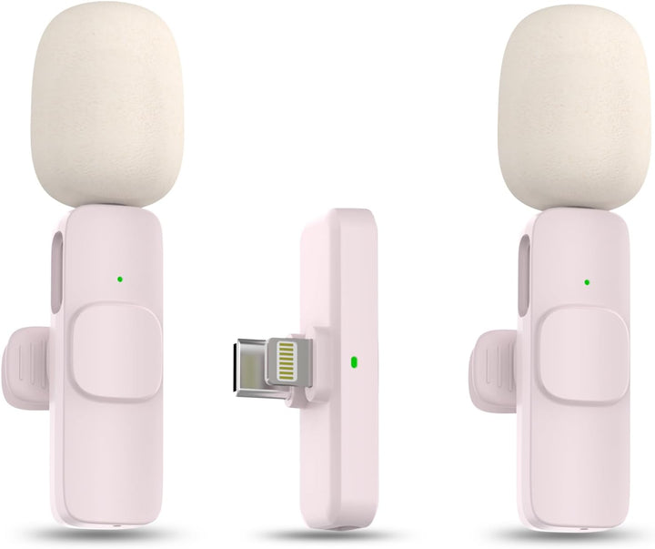 MAYBESTA Mini micrófono inalámbrico Lavalier para iPhone, iPad, And...