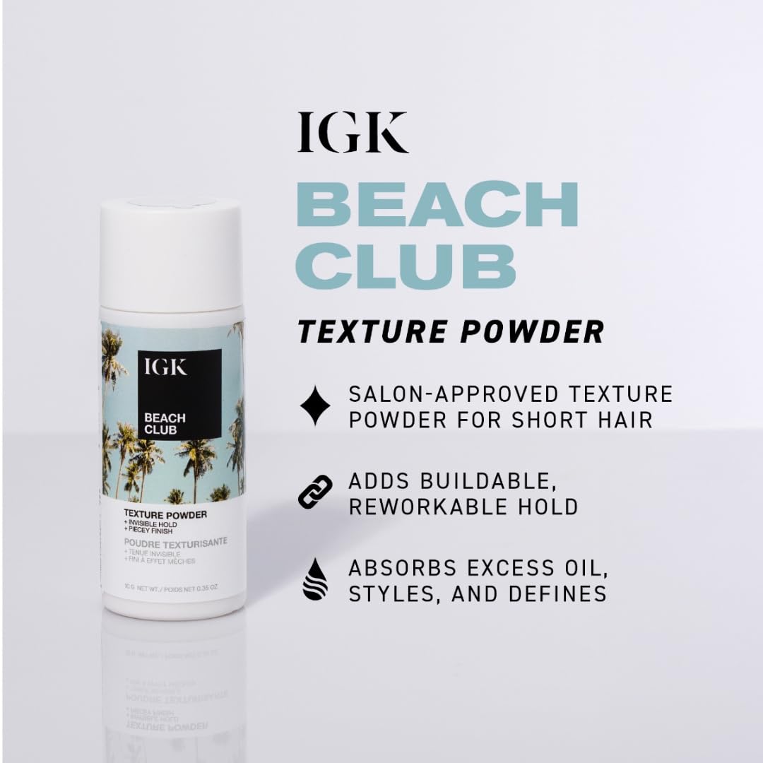 IGK BEACH CLUB Texture Powder | Polvo voluminizador invisible para...