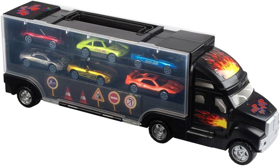 Camión de transporte Carrier con 6 elegantes de coches