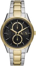 A|X Armani Exchange Reloj multifunción para hombre con correa de cuero o acero inoxidable