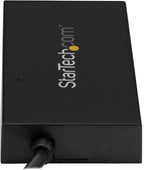 StarTech.com, HB30A3A1CFB, hub USB 3.0 de 4 puertos, alimentado, adaptador 5V/0.9A