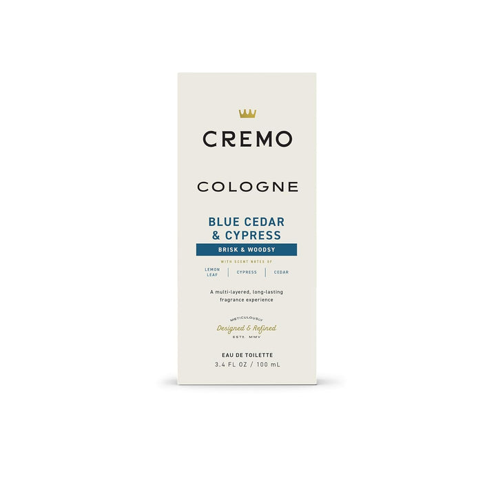 Cremo Cologne For Men - Spray de colonia para hombre de cedro azul...