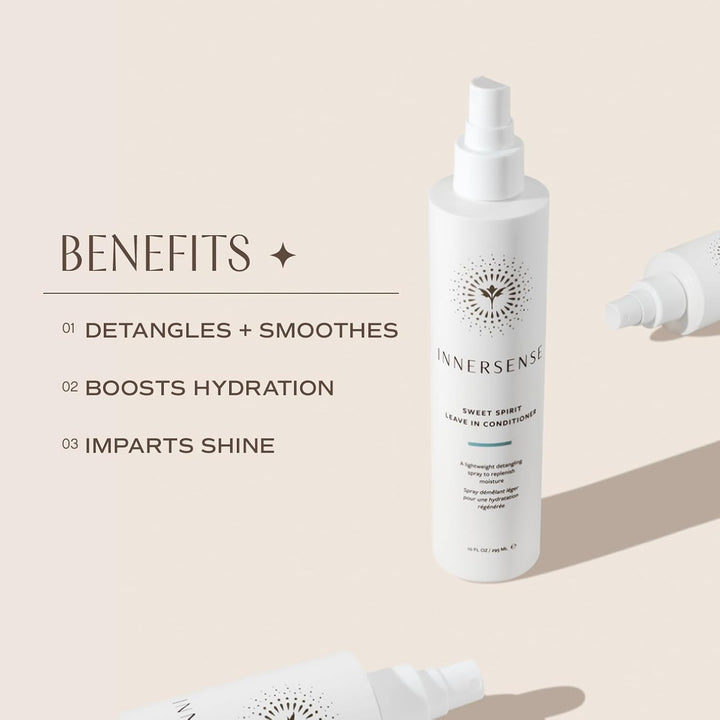 INNERSENSE Organic Beauty - Acondicionador sin enjuague Natural Swe...