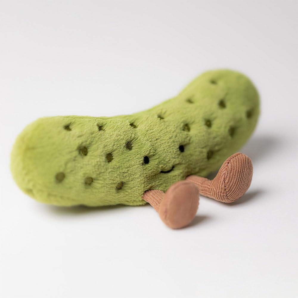 Jellycat Amuseables - Juguete de peluche de pepinillo, 6 pulgadas,...