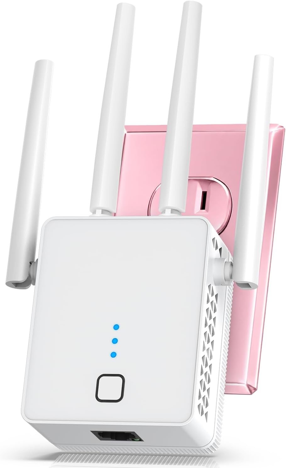 Nuevo extensor WiFi, amplificador WiFi 2026 de 1200 Mbps de doble banda (5.8 GHz/2.4 GHz), amplificador de señal WiFi para el hogar con puerto Ethernet cubre hasta 19999 pies cuadrados y más de 125