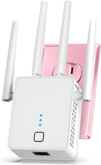 Nuevo extensor WiFi, amplificador WiFi 2026 de 1200 Mbps de doble banda (5.8 GHz/2.4 GHz), amplificador de señal WiFi para el hogar con puerto Ethernet cubre hasta 19999 pies cuadrados y más de 125