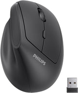 PHILIPS SPK7628 - Mouse ergonómico \u2013 Ratón vertical con 800\/1...