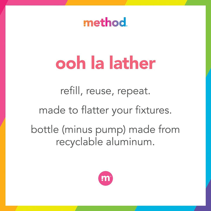 Method Jabón de manos en gel, violeta + lavanda, botella de alumini...