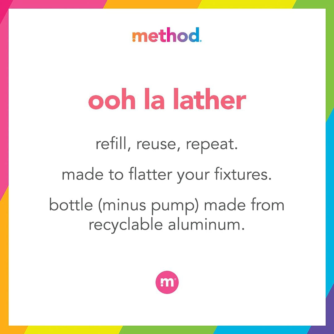 Method Jabón de manos en gel, vainilla + frambuesa, botella de alum...