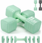 YOTTOY Juego de mancuernas 4 en 1, juego de mancuernas ajustables para