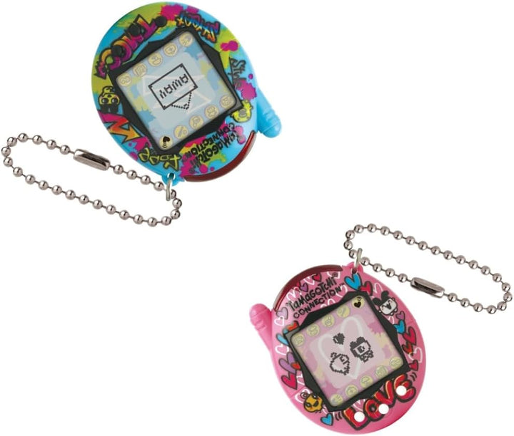 Tamagotchi Connection True Friends - Graffiti azul y graffiti rosa