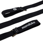 Manduka Esterilla transportadora de yoga – Algodón ecológico, fácil de transportar, manos libres, para todos los tamaños de esterilla, 68 x 1.5 pulgadas