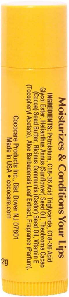 Cococare Bálsamo labial de manteca de cacao 0.15oz (24 piezas)