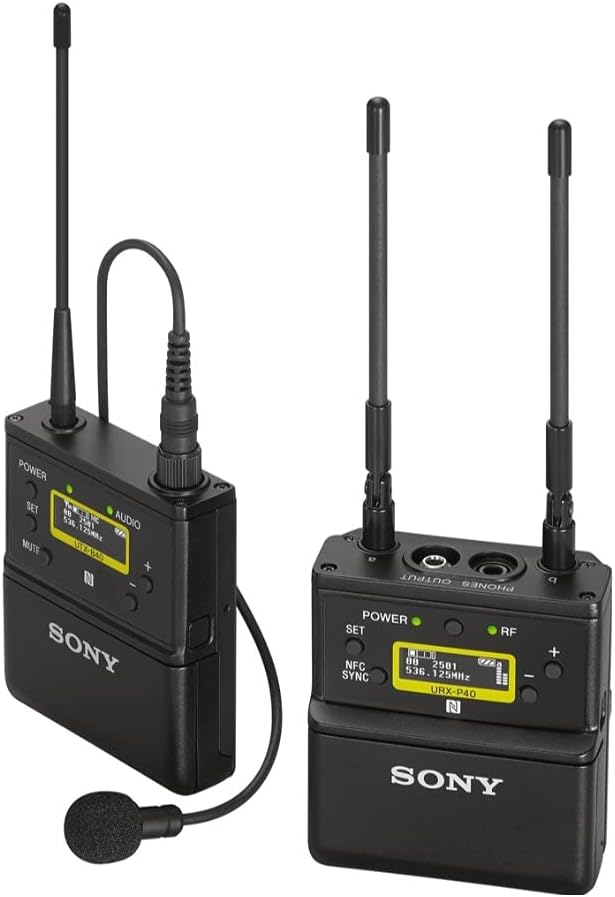 Sony UWP-D, 1 sistema de micrófono inalámbrico, negro, talla única...