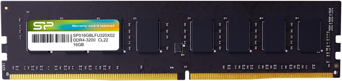 Silicon Power DDR4 16 GB 3200 MHz (PC4-25600) CL22 UDIMM 288 pines...