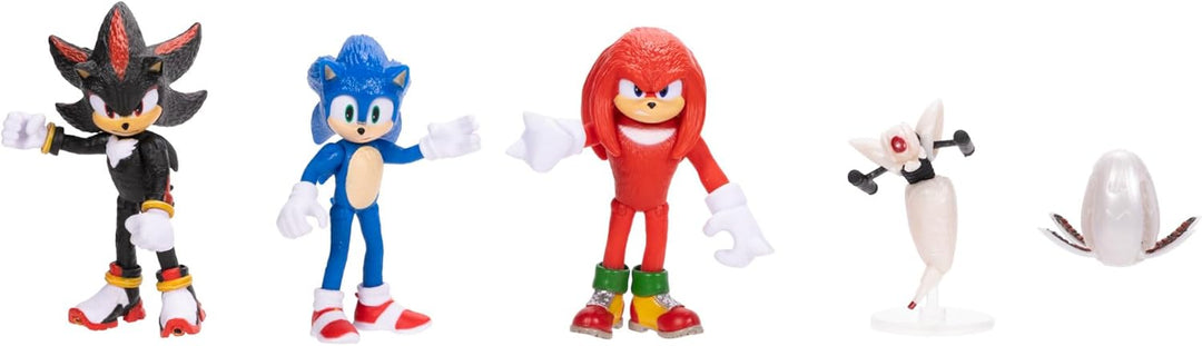 Sonic The Hedgehog 3 figuras de acción de película de 2.5 pulgadas,...
