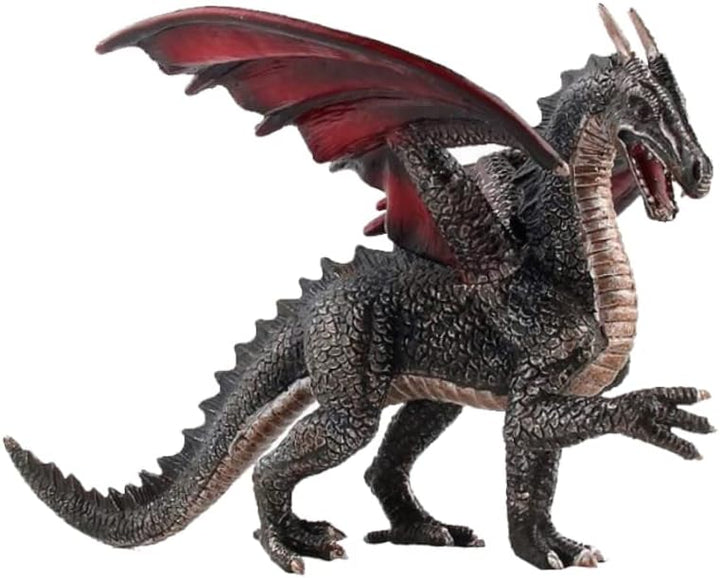 NIDONE Mini dinosaurio juguetes de plástico piedra dragón