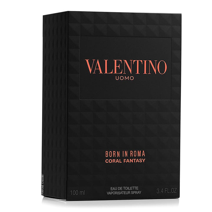 Uomo Born In Roma Coral Fantasy por Valentino para hombre - 3.4 oz...