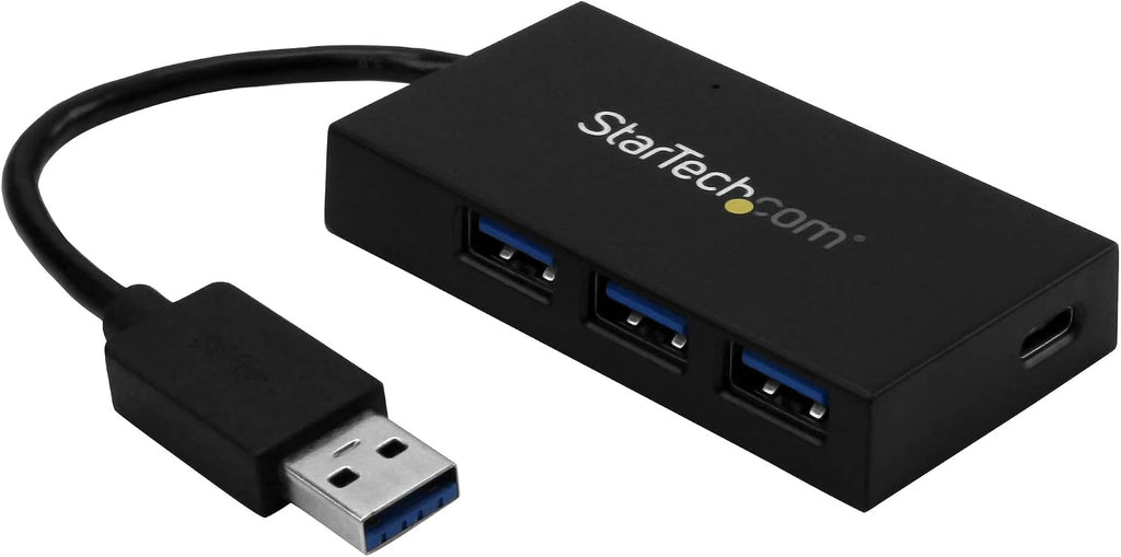 StarTech.com, HB30A3A1CFB, hub USB 3.0 de 4 puertos, alimentado, adaptador 5V/0.9A