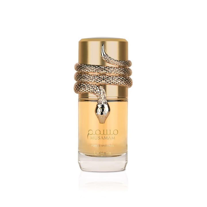 Lattafa Musamam White Intense Eau de Parfum en espray unisex, 3.4 o...