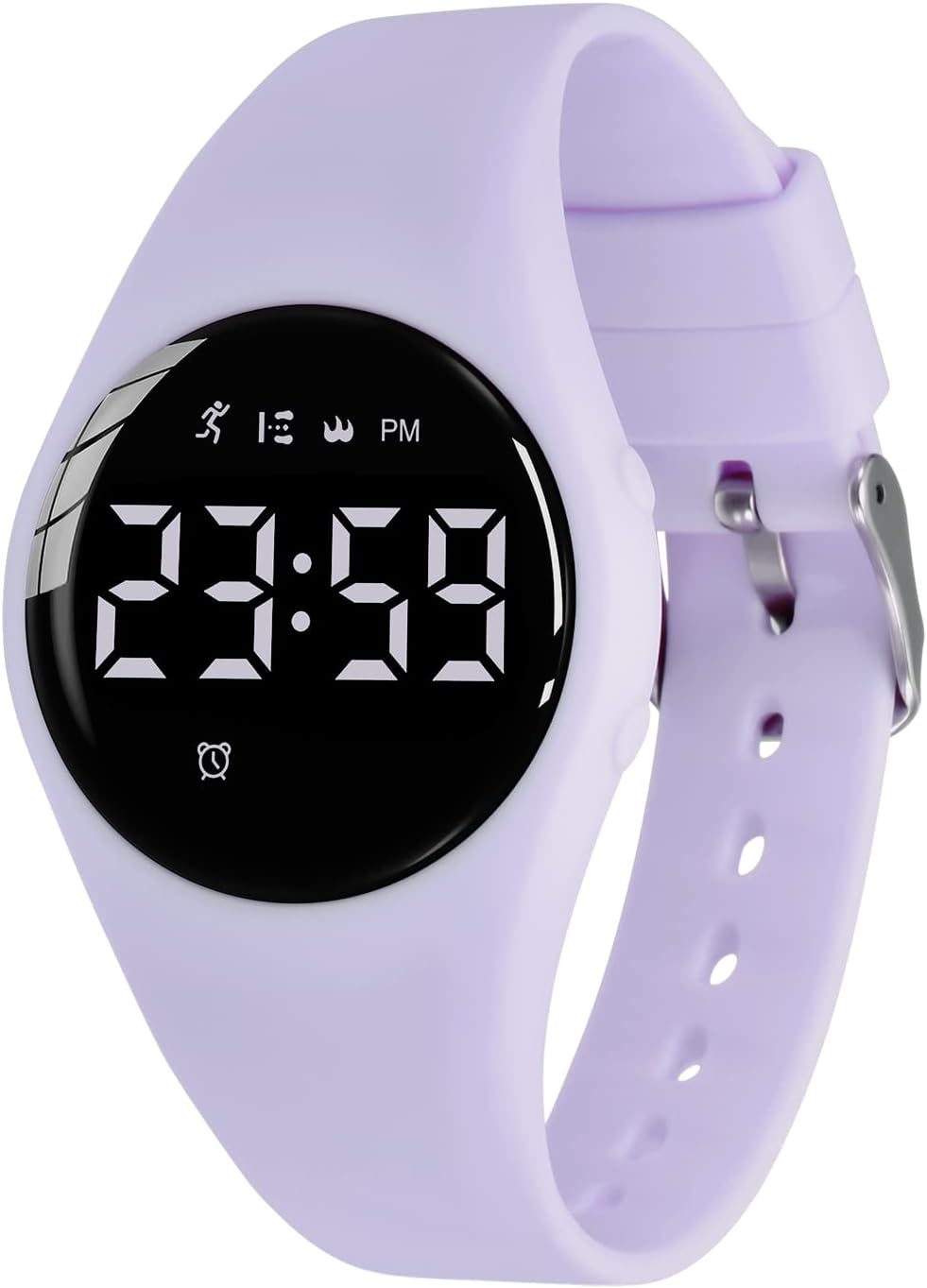 Relojes para niños y niñas, reloj deportivo digital con contador de pasos, podómetro, alarma de vibración, sin aplicación, impermeable, rastreador de fitness, reloj para niños, niñas, adolescentes