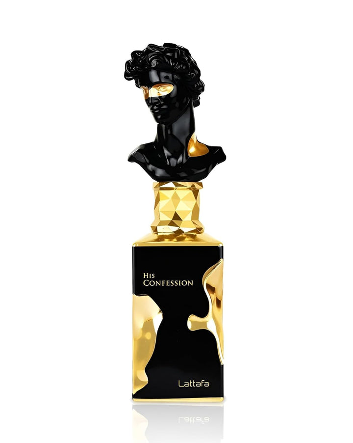 Lattafa His Confession para Hombre Eau de Parfum Spray, 3.4 oz \/ 1...