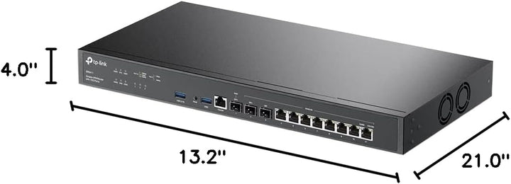 TP-Link ER8411 Enterprise Wired 10G VPN Router - Hasta 10 puertos W...