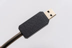 Split Dual 8K Gaming Cable AM Edition (4.6 pies), conexión dual de alta velocidad, baja latencia, compatible con dispositivos USB tipo C, malla duradera negro fantasma